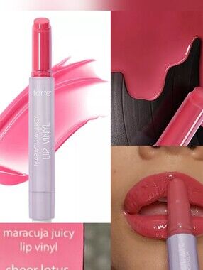 🌻Lip Need🌻BNIB Tarte Fullsize SHEER LOTUS Maracuja Juicy Vinyl Lipgloss!$27Ret